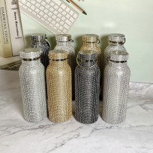 16 OZ 304 Stainless Steel Rhinestone Bottle